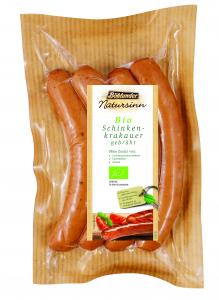 Böklunder Natural Organic Schinkenkrakauer - Polish Smoked Ham Sausage 4/200g